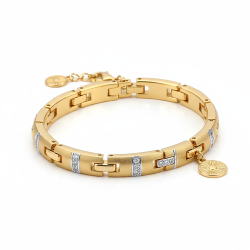 Pulsera en oro laminado